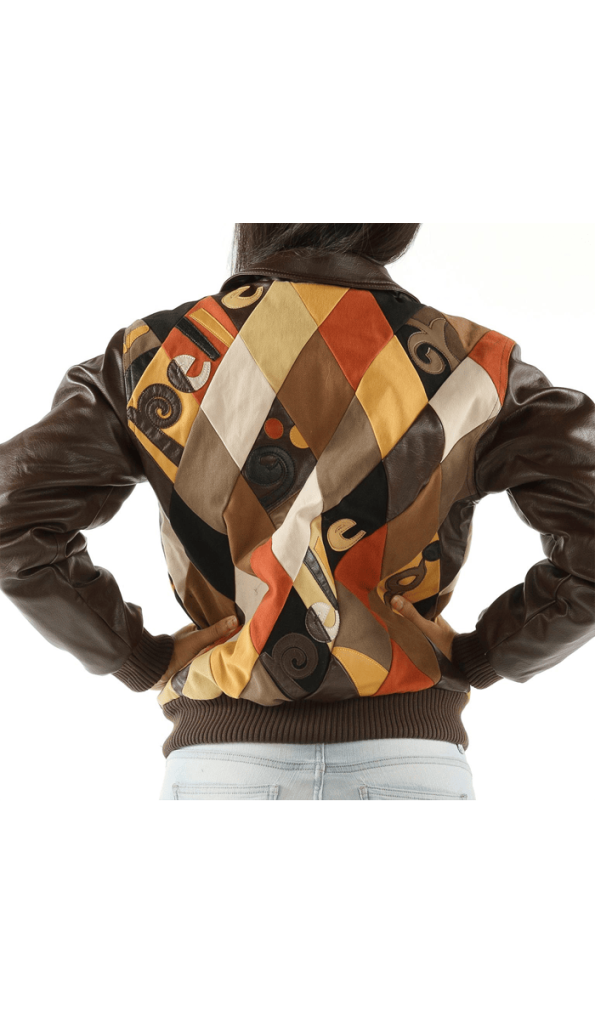 Pelle Pelle Brown Retro Diamond Jacket | Leather Jacket