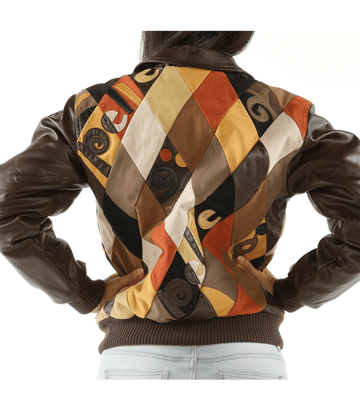 Pelle Pelle Brown Retro Diamond Jacket