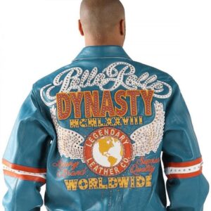 Pelle Pelle Dynasty Leather Turquoise Jacket | Men Jacket