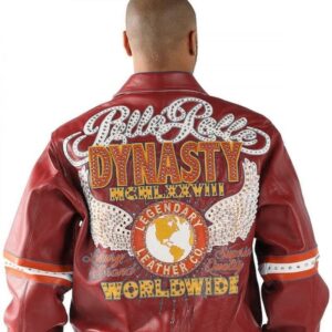 Pelle Pelle Dynasty Leather Maroon Jacket | Men Jacket