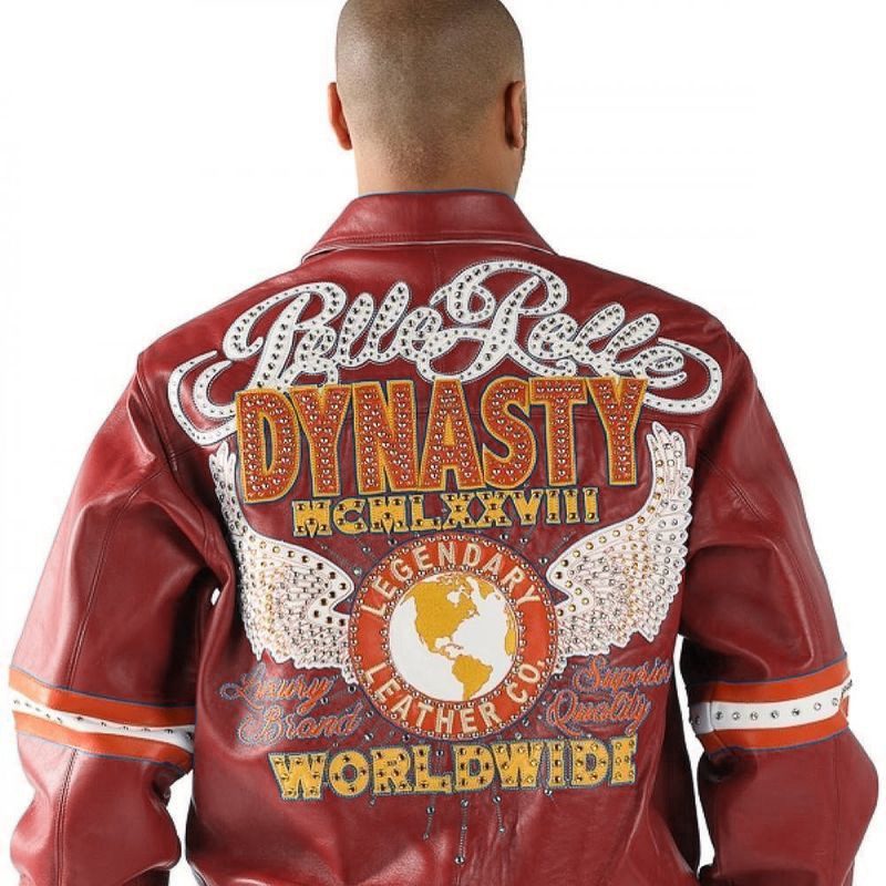 Pelle Pelle Dynasty Leather Maroon Jacket