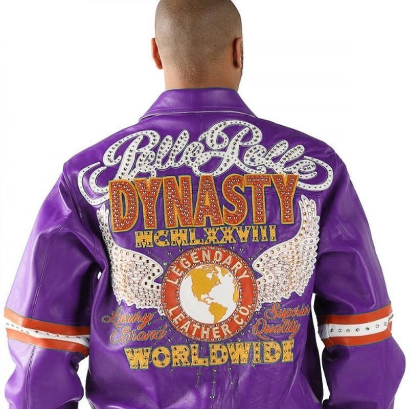 Pelle Pelle Dynasty Purple Leather Jacket