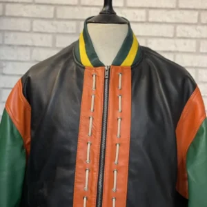 Pelle Pelle American Soda Club Varsity Jacket | Black Green