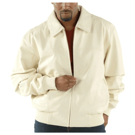 Pelle Pelle Cream Butter Soft Leather Jacket