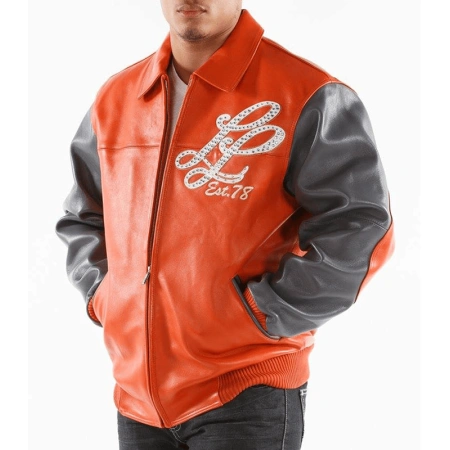 Pelle Pelle Orange Notorious Leather Jacket,Pelle Pelle, Pelle Pelle Jacket, Pelle Pelle Leather Jacket, Pelle Pelle Orange Jacket,, Orange Leather Jacket, Pelle Pelle Notorious Jacket, Notorious leather Jacket