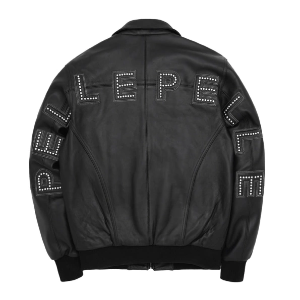 Pelle Pelle Black Stone Leather Jacket | Pelle Pelle Store