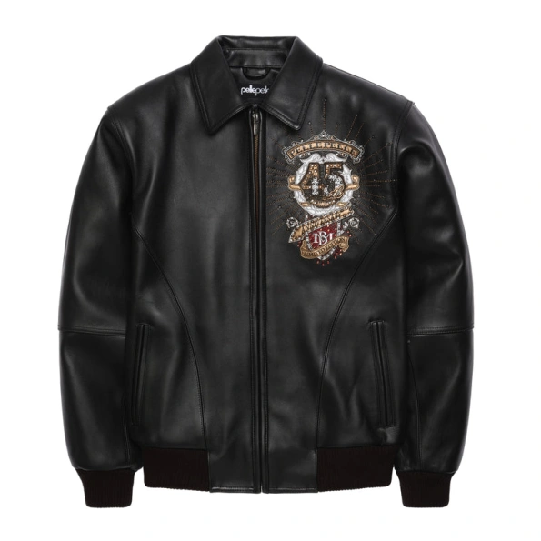 Pelle Pelle Black 45th Collectors Series Jacket,Pelle Pelle, PellePelle Jacket, Pelle Pelle Leather Jacket, Leather Jacket,Black Jacket,Black Leather jacket,Collectors series Jacket, Black Collectors Series Jacket, Black 45th Jacket, 45th Collector Series Jacket,