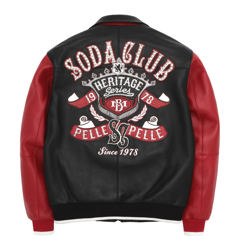 Pelle Pelle Red Soda Club Heritage Jacket |Pelle Pelle Store view 2