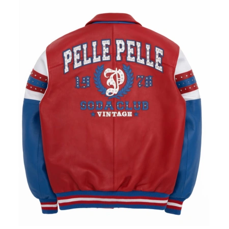 Pelle Pelle Red Vintage Arches Jacket | Pelle Pelle Store