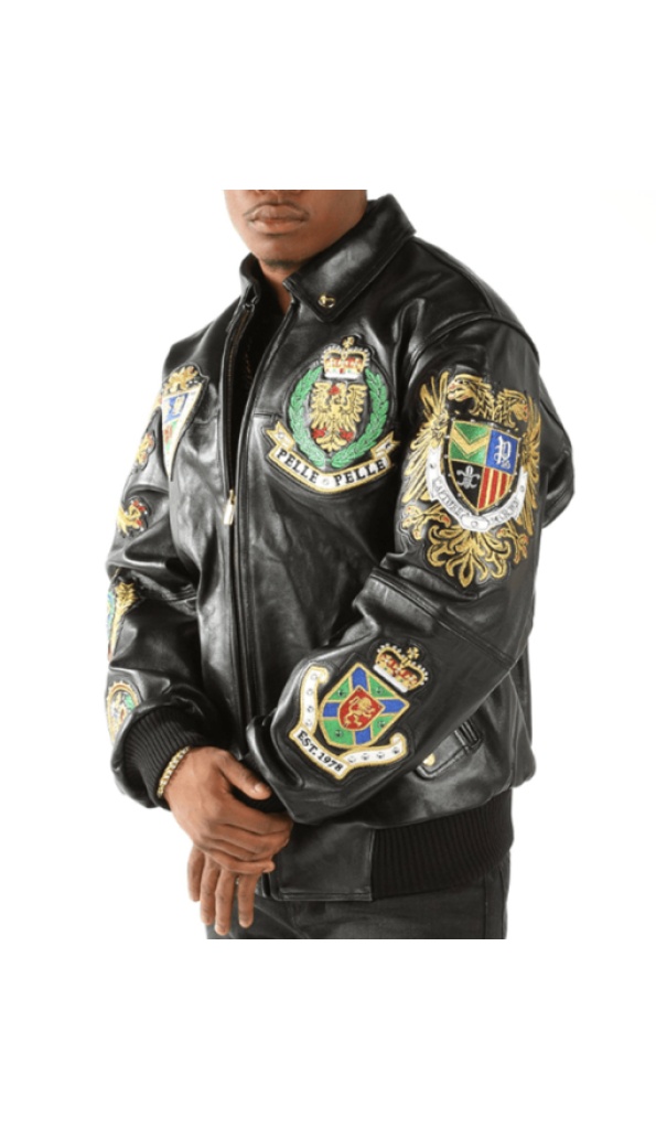 Pelle Pelle 1978 Patched Leather Jacket