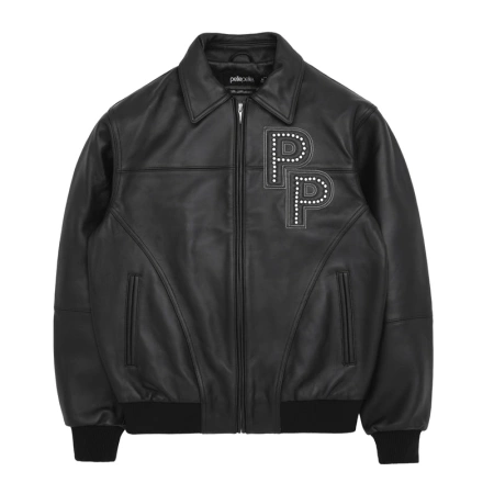 Pelle Pelle Black Stone Leather Jacket | Pelle Pelle Store,pelle pelle jacket,pellepelle leather jacket,BLack Jacket,Black Leather Jacket