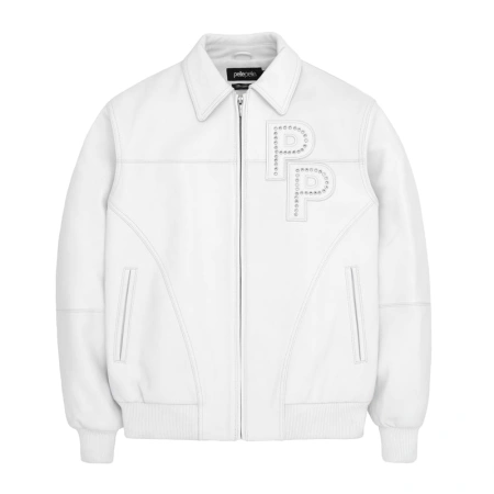 Pelle Pelle White Stone Leather Jacket | Pelle Pelle Store,PellePelle Jacket, Pelle Pelle Leather Jacket, Leather Jacket,White Jacket,White Leather Jacket,Stone Jacket, Stone Leather Jacket, White Stone Jacket, White Stone Leather Jacket