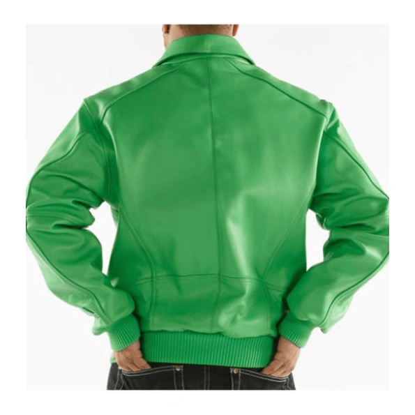 Pelle Pelle Basic Green Plush Jacket | Pelle Pelle Store