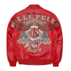 Pelle Pelle Red Collectors Series Jacket | Pelle Pelle view 2