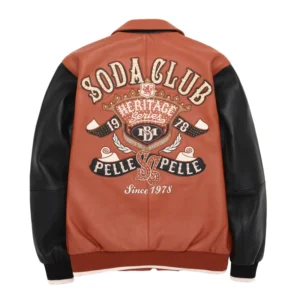 Pelle Pelle Brown Heritage Jacket | Pelle Pelle Store view 2