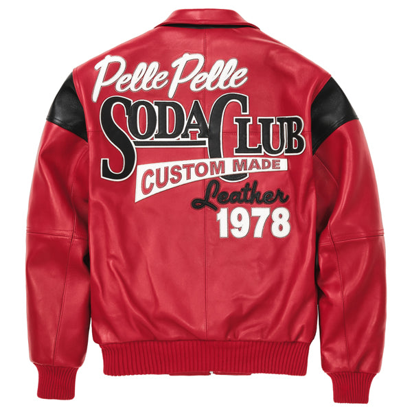 Pelle Pelle Red Soda Club Plush Jacket | Pelle Pelle Store view 2