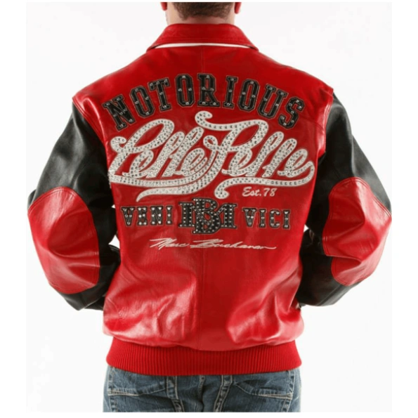 Pelle Pelle Red and Black Leather Jacket