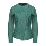 Pelle Pelle Ovine Green Leather Jacket