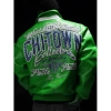 Chi Town Green Leather Jacket