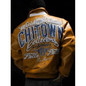 Pelle Pelle Chi Town Yellow Leather Jacket