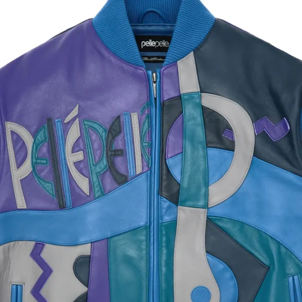 Pelle Pelle Picasso Blue Jacket | Plush Jacket view 3