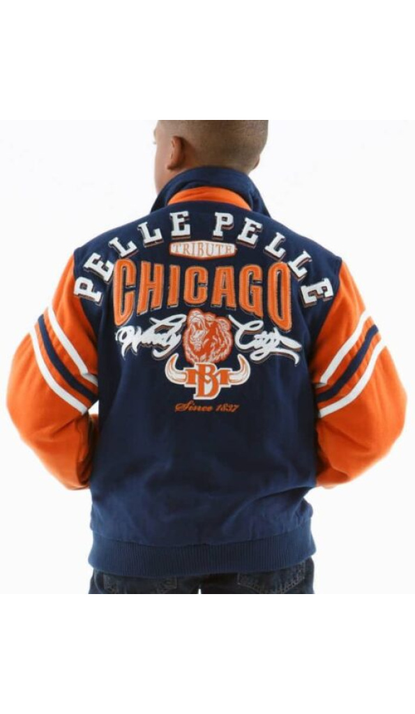 Pelle Pelle Kids Windy City Chicago Jacket  | MB Wool Jacket