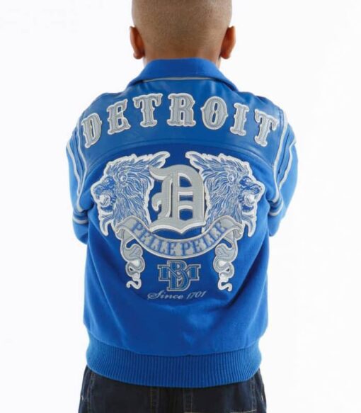 Kids Blue Detroit Jacket