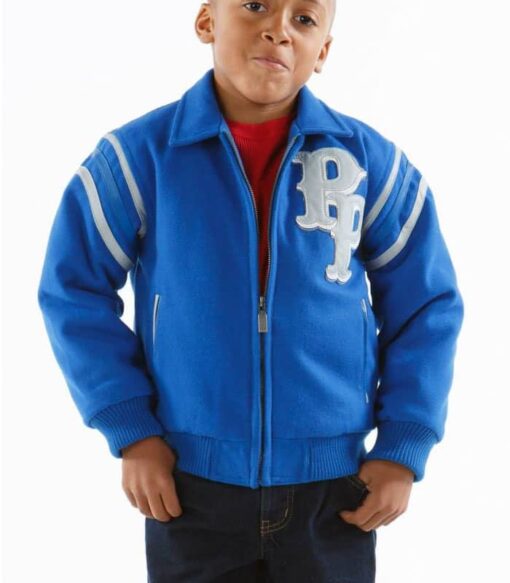 Kids Blue Detroit Jacket