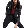 Pelle Pelle Women Black Cropped Leather Jacket