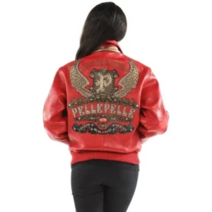 Pelle Pelle Legend Series Red Leather Jacket | Women Jacket view 2