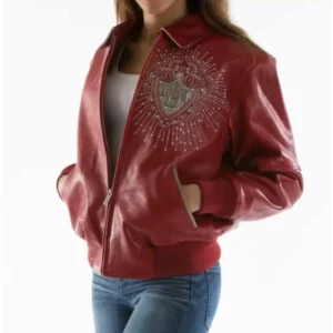Pelle Pelle Red Diamond Leather Jacket | MB Jacket view 2