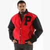 Pelle Pelle Men Fog Red Wool Jacket