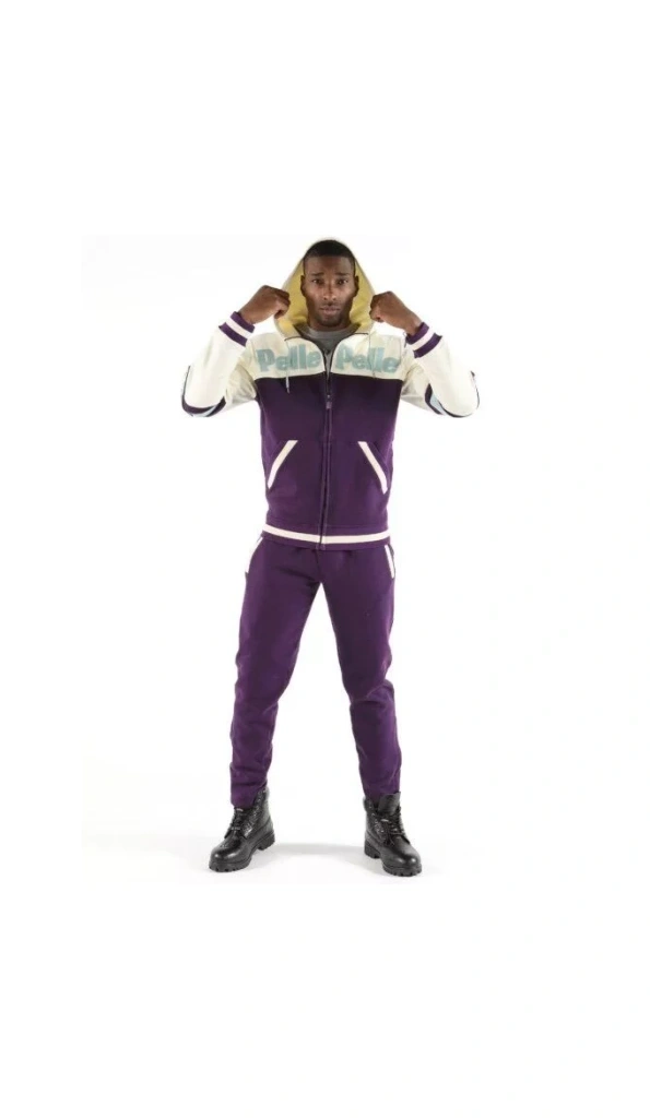 Pelle Pelle Soda Club Men Tracksuit | Purple & White