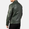 Pelle Pelle Green Leather Biker Jacket | Pelle Pelle Store