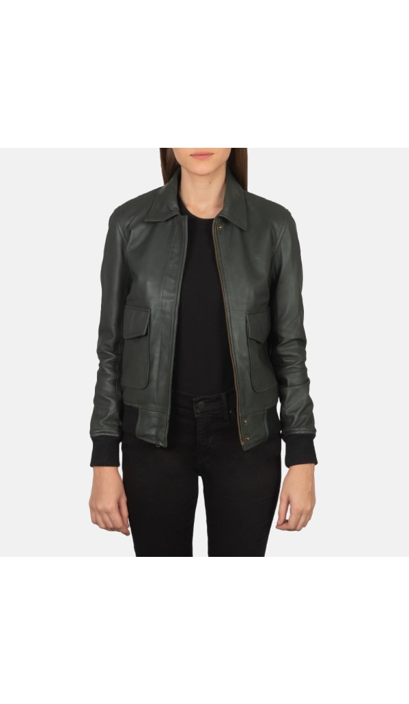 Vintage Brown Hooded Leather Biker Jacket