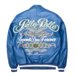 Pelle Pelle Blue MB Leather Jacket | Legends Live Forever view 2