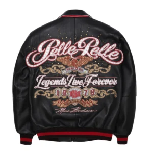Pelle Pelle Black MB Leather Jacket | Legends Live Forever view 2