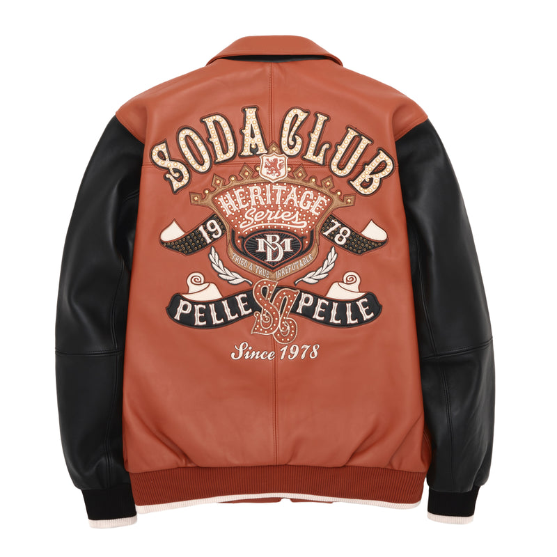 Pelle Pelle Brown Heritage Series MB Jacket | Leather Jacket view 2