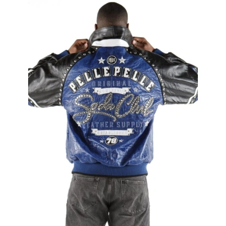 Pelle Pelle Soda Club Leather Studded Jacket