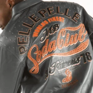 Pelle Pelle Grey Famous Soda Club Jacket | Men Jacket view 3