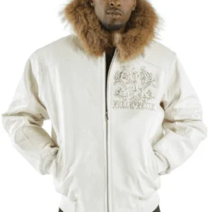 Pelle Pelle White Forever Fearless Jacket | Leather Jacket view 2