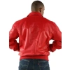 Pelle Pelle Plain Soft Leather Red Jacket