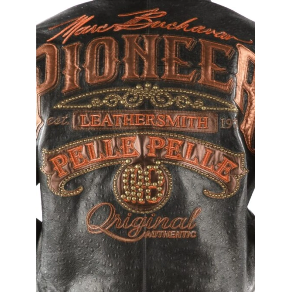 Pelle Pelle Black Leathersmith Men Jacket