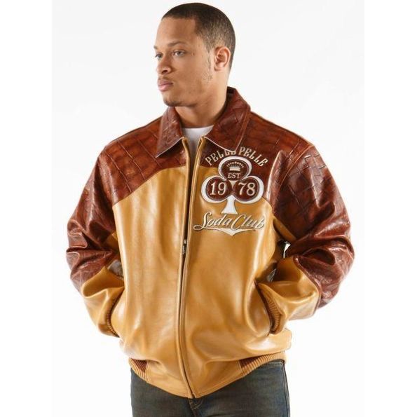 Pelle Pelle Men Soda Club Varsity Jacket