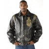 Pelle Pelle Black Croc Leather Jacket