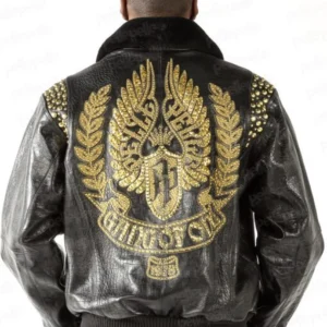 Pelle Pelle Men Gang Of One Leather Jacket | Fur Collar