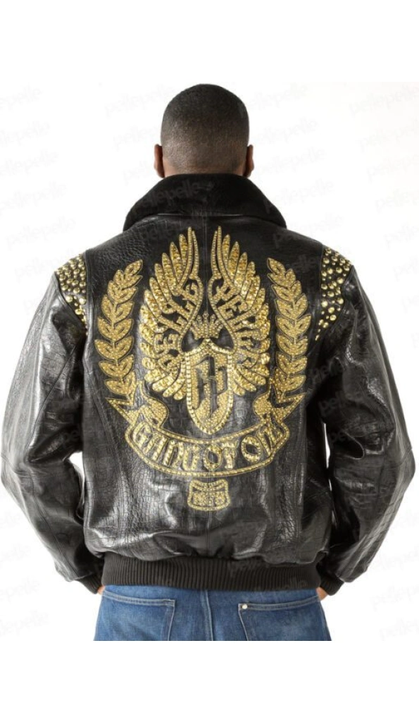 Pelle Pelle Men Gang Of One Leather Jacket | Fur Collar