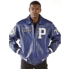 Pelle Pelle Purple MB Leather Varsity Jacket