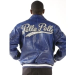 Pelle Pelle Purple MB Leather Varsity Jacket