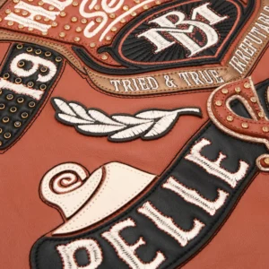Pelle Pelle Brown Heritage Series MB Jacket | Leather Jacket view 4
